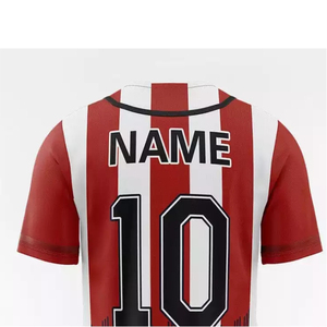 Maillots de baseball et de softball personnalisés en polyester 100 % par sublimation, maillots de softball roses, maillots de baseball unis - Product Image 5