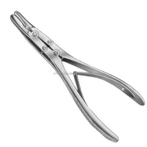 High Quality A-1 VERITAS Straight & Curved Ruskin Bone Rongeur Forcep Stainless Steel Bone Surgery Instrument | needle holder - Product Image 6