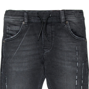 Pantalon en jean décontracté pour garçons, qualité supérieure, coton, coupe slim, tissu confortable et respirant avec poches latérales pour plus de confort - Product Image 2