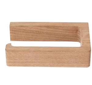 Porte-rouleau de papier toilette mural en bois sculpté, étagère de salle de bain pour toilettes - Product Image 4