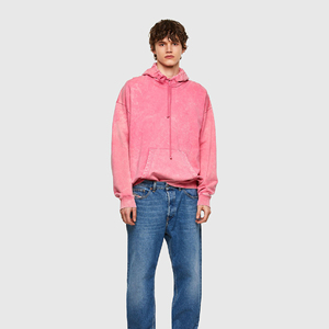 Sweat-shirt à capuche surdimensionné pour homme, en coton 100% écologique, respirant, avec poche, en tissu éponge français, pour l'hiver, vêtements décontractés - Product Image 3
