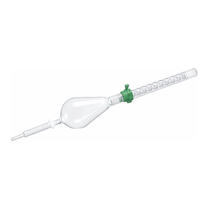 Frasco de repuesto de vidrio borosilicato PYREX de 2000 mL con uniones cónicas estándar para aparato Kuderna-Danish - Product Image 1