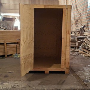 High Quality Stackable Solid <b>Box</b> Wooden Storage <b>Crates</b> with Doors Durable & Recyclable Bulk Purchase From Vietnam Manufacturer - Product Image 1