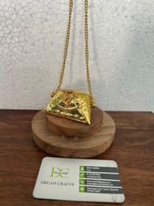 <b>Brass</b> Ginni Pouch Small Purse Style Metal <b>Brass</b> Clutch Bag Buy Clutch Purse Online at Affordable Price With Premium Design - Product Image 3