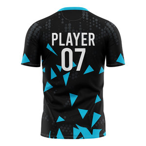 Custom Mens Adult <b>Soccer</b> Jerseys 100 Percent Polyester Crew Neck Sublimation Print Anti Bacterial Breathable Quick Dry Sports - Product Image 3