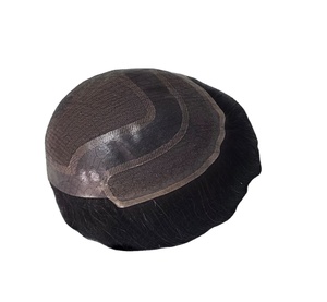 Toupee para Hombre Taz Hair, Peluca de Cabello Humano 100%, Densidad 60%-150%, Cabello Remy Indio, Resistente al Agua, Suave, Ondulado Profundo - Product Image 6