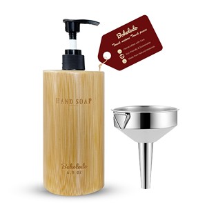 ที่จ่ายสบู่ไม้เอล์มสไตล์เรสติก - อุปกรณ์ห้องน้ำวินเทจทำมือ ขายส่ง - Product Image 1