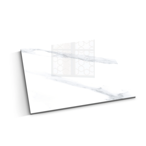 Azulejo de porcelana efecto mármol ónix beige dorado moderno para interiores, 600x600 mm, superficie pulida, azulejo decorativo para pisos y paredes - Product Image 3