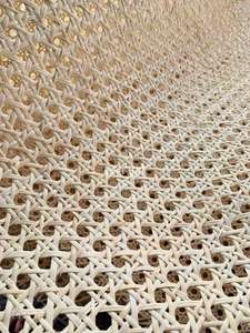 Natural Rattan Webbing Roll Octagonal <b>Cane</b> Webbing Mesh Material For Furniture Cabinet Chair DIY Wholesale Supplier Vietnam Fact - Product Image 4