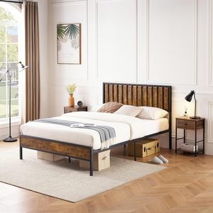 Natural Wood <b>Bed</b> <b>Frame</b> | Contemporary Hotel Furniture | OEM Available - Product Image 6
