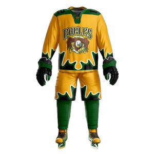 Top Trending Premium quality 100% Polyester Team Breathable Field Hockey Jersey Men Sublimation Ice Hockey Uniform - Product Image 6
