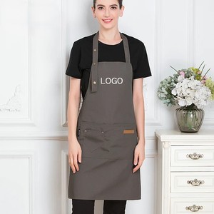Stylish <b>kitchen</b> <b>apron</b> with button closure and waist fit polyester fabric ideal for chefs bar staff and gardening workers - Product Image 5