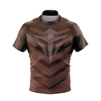 Ventes en gros directes d'usine, ensembles d'uniformes de rugby en polyester avec logo personnalisé par sublimation, maillots de rugby pour jeunes, vêtements de football pour équipes de rugby