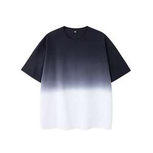 T-shirt unisexe en coton délavé à l'acide pour homme, idéal pour l'été – T-shirt uni délavé à l'acide de haute qualité pour homme, en promotion - Product Image 3