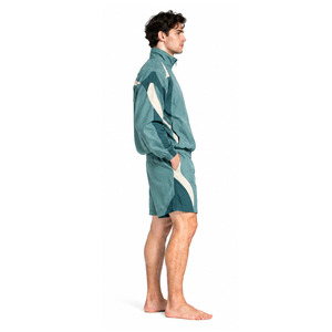 Nylon <b>Tracksuit</b> Jacket <b>Shorts</b> Set for <b>Men</b> Wholesale Sportswear Manufacturer Supplier OEM ODM Training Gym Activewear Bulk Orders - Product Image 3