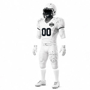 Ensemble d'uniformes de football américain en gros avec logo personnalisé, tissu anti-humidité et aspect professionnel - Product Image 5