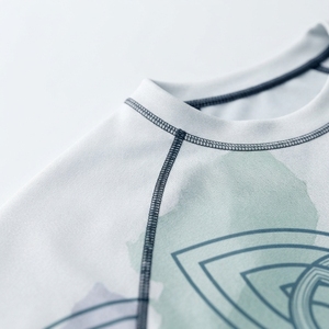 Camiseta de Manga Larga Unisex con Diseño de Nudo Celta, Impresión por Transferencia de Calor, Protección Anti-UV UPF50+, Transpirable, de Secado Rápido, Blanca - Product Image 5