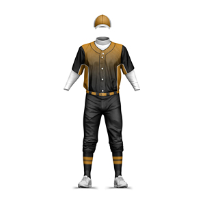 Professional Custom Sublimated Softball Baseball Uniform Set Breathable 100% Polyester Durable <b>Athletic</b> Training Gear Wholesale - Product Image 1