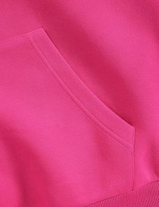 Sudadera con Capucha Rosa con Pedrería para Hombre, Estilo Casual Oversize, Algodón French Terry, Diseño de Puntos, Corte Regular, Estilo Otoñal - Product Image 4