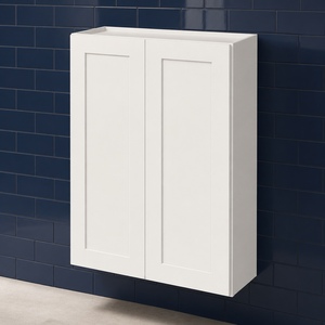Gabinete de Cocina de Pared Blanco Estilo Shaker de 27 x 42 Pulgadas, Directo de Fábrica, RTA, Venta al Por Mayor, Fábrica en Vietnam - Product Image 4