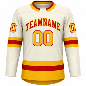 Jersey de Hockey sobre Hielo Personalizado de Alta Calidad, Ropa de Hockey Profesional para Entrenamiento en Equipo, Jersey de Hockey sobre Hielo Profesional Sublimado - Product Image 4