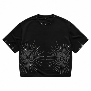 เสื้อยืดพรีเมียมสีดำของบริษัทไมคา คอร์ปอเรชั่น ผลิตจากผ้าฝ้าย 100% ป้องกันการเป็นขุย ทรงหลวม แขนสั้น สวมใส่สบาย เหมาะสำหรับทั้งผู้ชายและผู้หญิง - Product Image 1