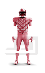 เสื้อกีฬา JAMEZ SPORTS รุ่น Touchdown Scoring สำหรับผู้ใหญ่ แบบยูนิเซ็กซ์ คอวี แขนสั้น ผลิตจากผ้าโพลีเอสเตอร์/คอตตอน 100% ระบายอากาศได้ดี พร้อมลายปัก - Product Image 5