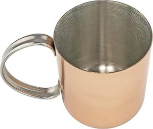 Taza Moscow Mule, Elegante Taza de Cobre Martillado con Asa Resistente para Servir Bebidas en Cocina, Bar, Restaurante, Hotel - Product Image 4