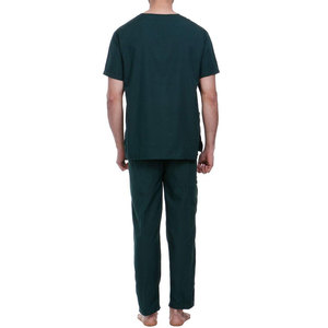 New Custom Logo Wholesale Nurse Hospital Medical Uniforms Polyester Rayon Spandex Stretch Flare Pants <b>Scrubs</b> <b>Sets</b> for Men - Product Image 4
