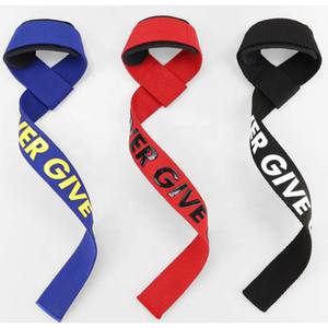 Sangles de musculation en spandex pour hommes et femmes avec rembourrage en néoprène, bandes de maintien pour poignets avec service OEM - Product Image 4