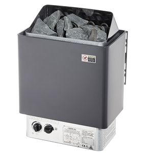 Stufa Elettrica per Sauna 9KW in Legno di Hemlock con Controlli Integrati, Riscaldatore per Bagno Turco con Timer 3H e 3 Regolazioni di Temperatura Massima - Product Image 2