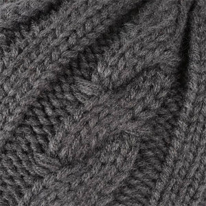 Gorro de Invierno Unisex de Punto, Color Negro Sólido, 100% Lana, Hecho a Mano, Estilo Informal, para Exteriores y Playa, con Circunferencia de Cabeza Ajustable - Product Image 5