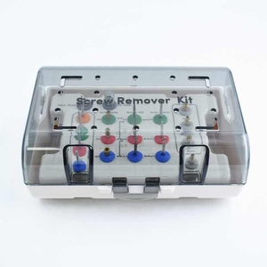 High Quality Manual Steel Dental Broken Screw Extractor Implant Removal Kit with <b>Drill</b> Driver <b>Guide</b> for Implant Restoration - Product Image 2