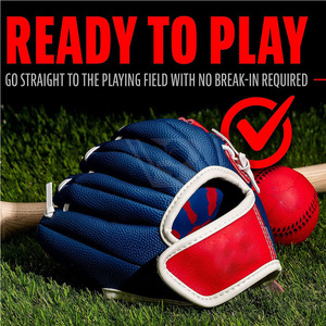 LIGHTWEIGHT <b>GAME</b> READY BASEBALL CATCHER MITT PU SYNTHETIC TRAINING GLOVE YOUTH & ADULT WHOLESALE - Product Image 6