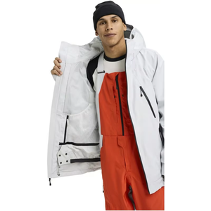 Chaqueta de Esquí Impermeable con Capucha para Invierno, Fabricante OEM ODM, Transpirable, Resistente al Viento, Logotipo Personalizado, Chaquetas de Nieve 100% Poliéster para Hombre - Product Image 3