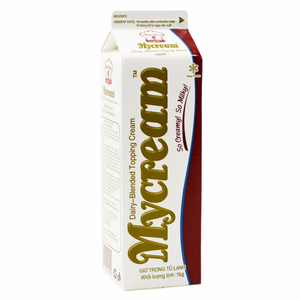 Crema No Láctea HALAL de Alta Calidad para Uso en Panadería, Venta al Por Mayor con Envío Global, OEM/ODM, Crema Mezclada Mycream Ivory para Decoración, 1KG - Product Image 1