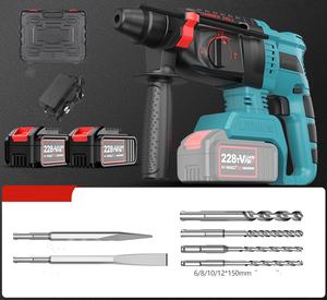 Trapano a Percussione di Nuovo Design con Potente Motore Brushless, Batteria agli Ioni di Litio Aggiornata, Livello Fai da Te, Tensione Nominale 220V - Product Image 2