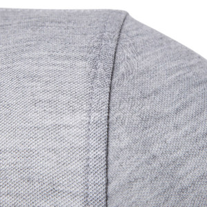 Chemises pour hommes à manches courtes, décontractées, tricotées, 100% coton, respirantes, coupe ajustée, élégantes, unies, séchage rapide, pour tous les jours, en plein air - Product Image 5
