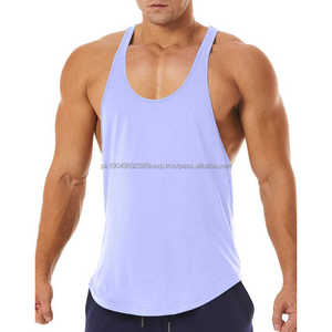 Camiseta sin Mangas para Hombre de Venta Directa de Fábrica, Camiseta sin Mangas de Alta Calidad para Gimnasio y Ejercicio, al por Mayor - Product Image 1