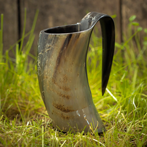 Mug à boire en corne de buffle artisanal de haute qualité, respectueux de l'environnement, style viking / Verre à bière en corne de vache FAIZA CRAFT à bas prix - Product Image 2