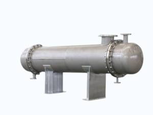 Échangeurs de chaleur de type coque-tube en acier doux SS304 SS316 de haute qualité à transfert de chaleur élevé, origine Inde, conformes ASME SEC VIII - Product Image 2