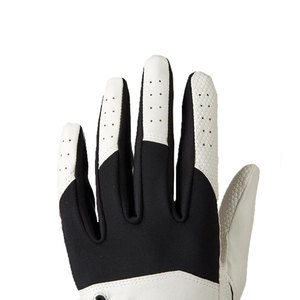 Guante de Golf Negro/Blanco con Revestimiento de Poliuretano, Tejido de Poliamida y Parche de Cuero de Cabra para Mayor Durabilidad - Product Image 3