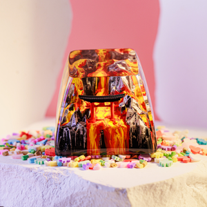 Keycaps Mystiques Anime, Keycaps Artisanaux Personnalisés, Keycaps Anime Mignons, Keycaps Verts, Ensemble de Keycaps, Keycaps en Résine - Product Image 3