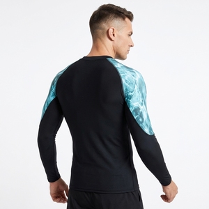 Camiseta de Manga Larga Ultraelástica para Hombre, Mezcla de Spandex, Flexible, para Deportes Acuáticos, Paddle Surf, Natación - Product Image 2