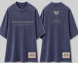เสื้อยืดโอเวอร์ไซส์พิมพ์ลายโลโก้ตามสั่งขายส่ง น้ำหนัก 200 250 300 กรัม เสื้อยืดทรงหลวมไหล่ตกสำหรับผู้ชาย ผ้าฝ้าย 100% พิมพ์ลาย - Product Image 1