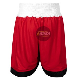 Ensemble uniforme de boxe rouge en polyester, débardeur sans manches et short pour l'entraînement, qualité supérieure, nouveau design, kit de boxe personnalisé - Product Image 4