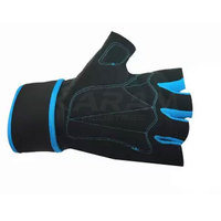 Guantes de Gimnasio de Cuero Unisex Hechos a Medida con Medio Dedo Descubierto para Levantamiento de Pesas, Entrenamiento Físico, Transpirables y Deportivos