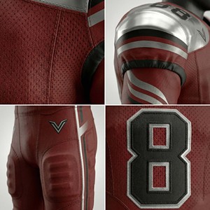 Wholesale Custom Logo Premium American Football Uniform Set Men's High-Performance Breathable Mesh Jersey and <b>Padded</b> Pants - Product Image 6