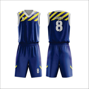 Uniforme de Baloncesto Unisex, Ropa Deportiva 100% Poliéster, Manga Corta, Transpirable, Ligero, Personalizado, Alta Calidad, MOQ Bajo - Product Image 2