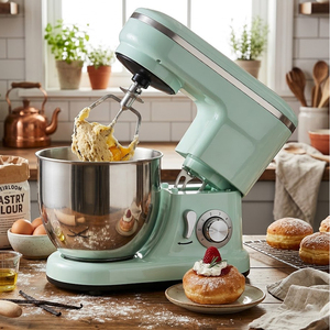 Sudex Mezcladora De Alimentos Dough Mixer for Home Use Electric Kitchen Stand Mixer <b>Machine</b> for Baking <b>Kneading</b> Mixing Dough - Product Image 4